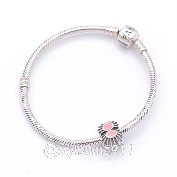 Rare Authentic PANDORA Pink Enamel Clip - 790578EN24 - Picture 7 of 15